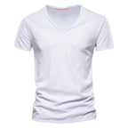 T-shirt homme col V