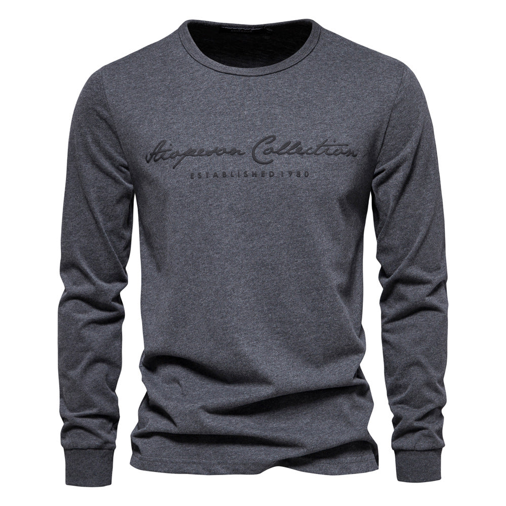 T-shirt homme manches longues imprimé