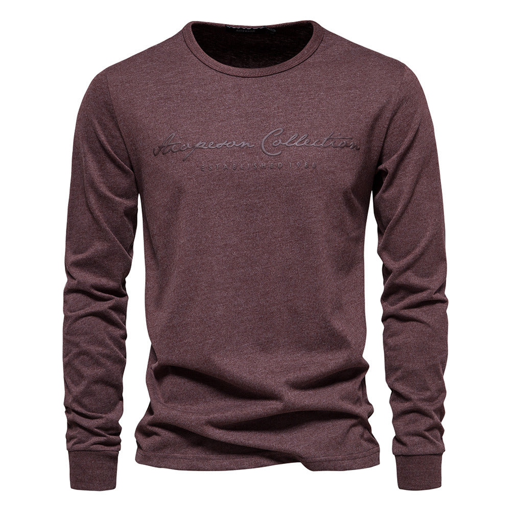 T-shirt homme manches longues imprimé