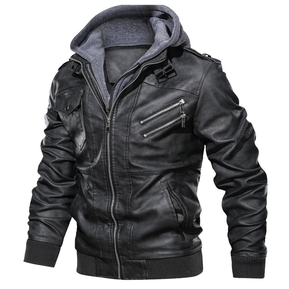 Veste à capuche intégrée pour homme
