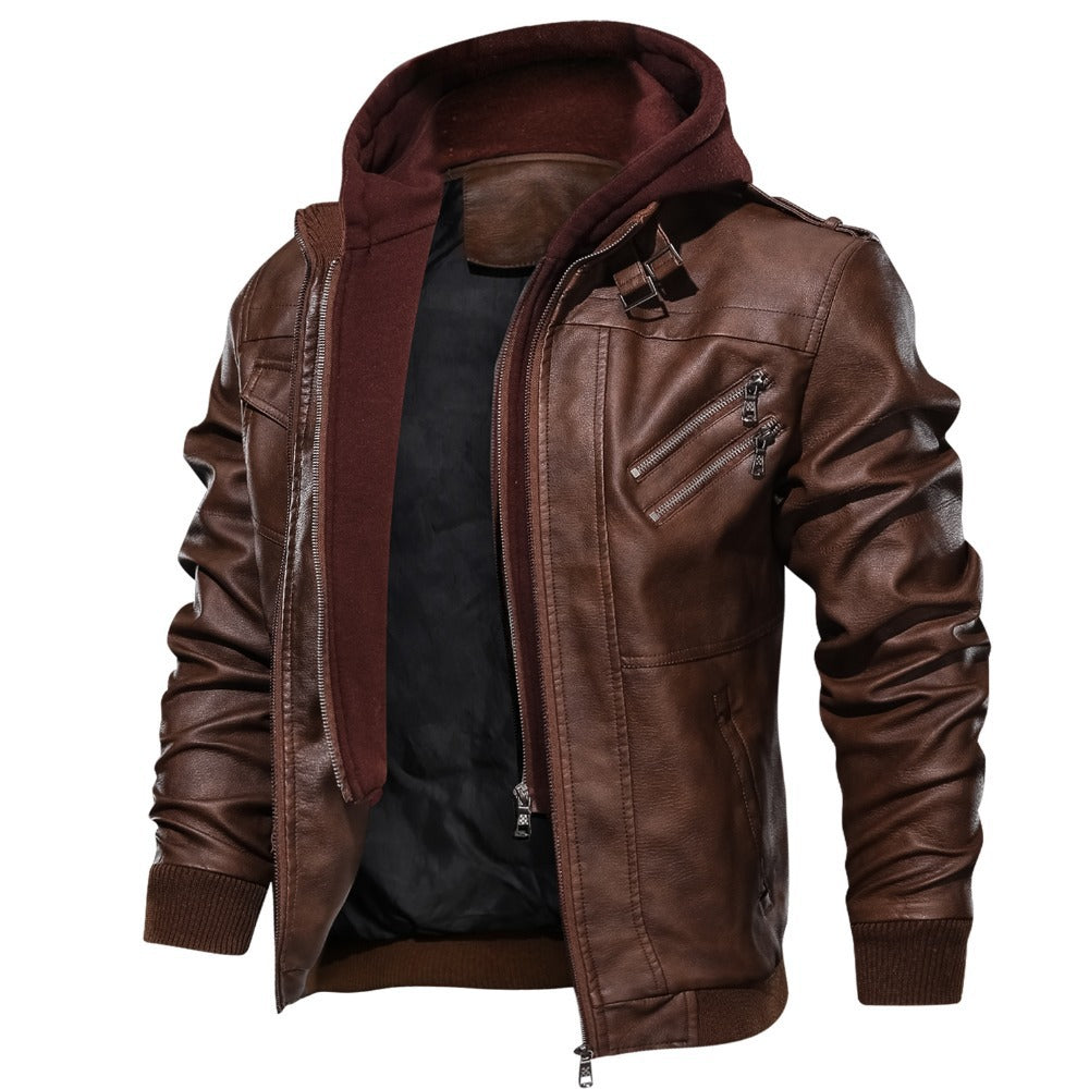 Veste à capuche intégrée pour homme