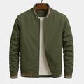 Veste homme zippée col côtelé