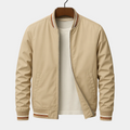 Veste homme zippée col côtelé