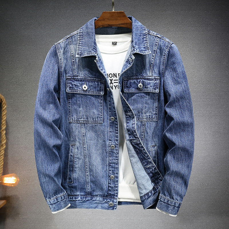 Veste en jean homme classique