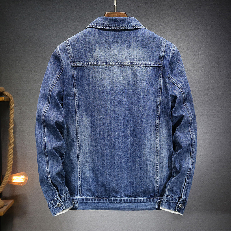 Veste en jean homme classique