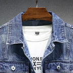 Veste en jean homme classique