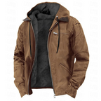 Veste homme à capuche doublée