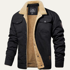 Veste homme doublée à col contrasté
