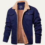 Veste homme doublée à col contrasté