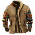 Veste homme doublée col montant zippée