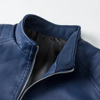 Veste homme effet cuir à col montant