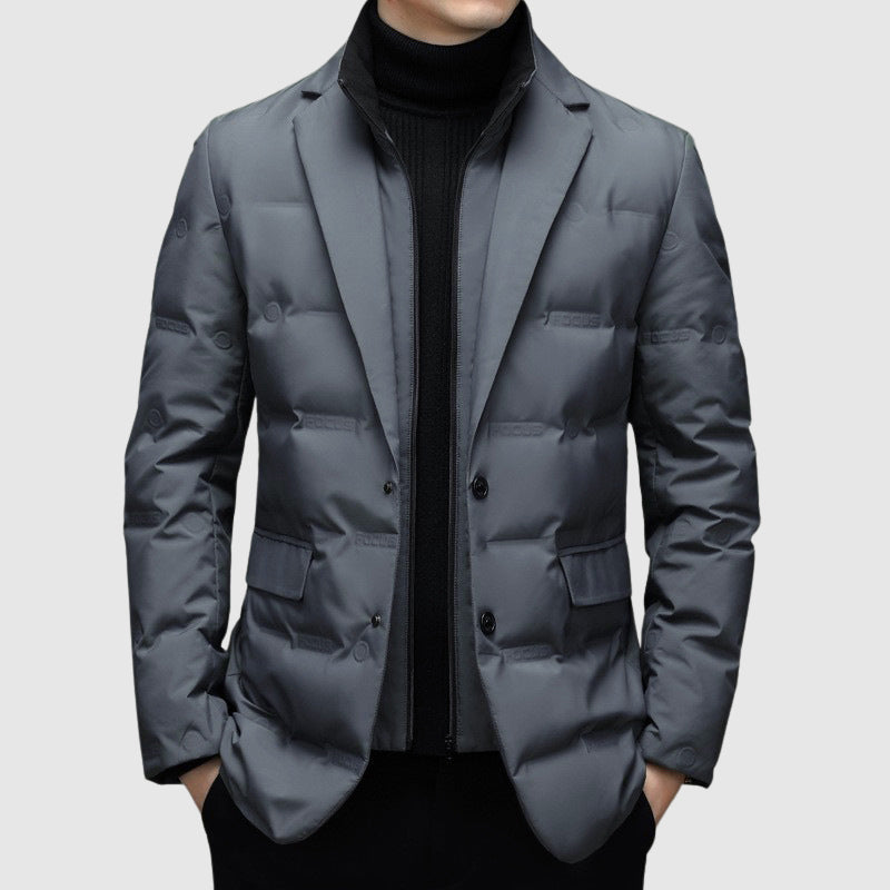Veste homme matelassée à boutons