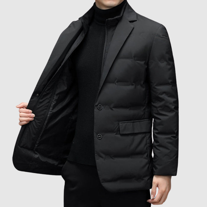 Veste homme matelassée à boutons