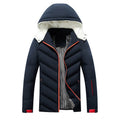 Veste homme matelassée à capuche doublée