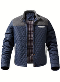 Veste Homme Matelassée à Col Droit