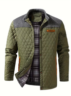 Veste Homme Matelassée à Col Droit