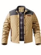 Veste Homme Matelassée à Col Droit