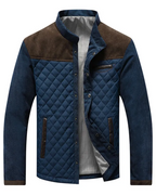 Veste homme matelassée à col montant