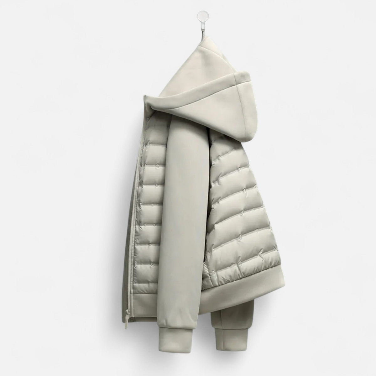 Veste homme matelassée à capuche