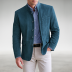 Veste homme structurée à col montant