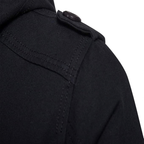 Veste homme toile doublée à capuche zippée