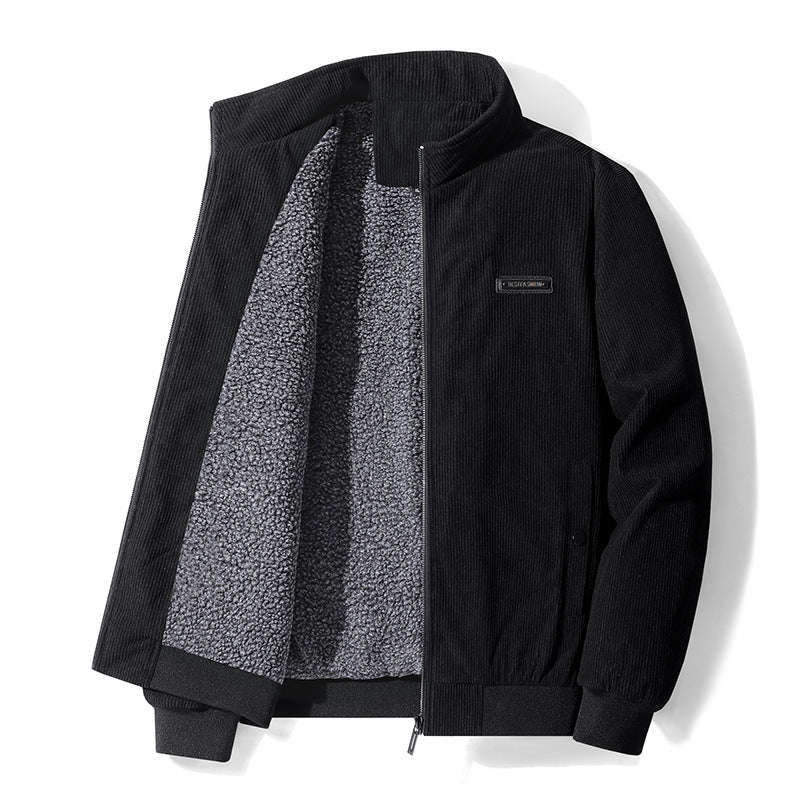 Veste homme velours côtelé doublée