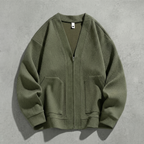 Veste homme zippée à col châle