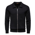Veste Homme Zippée à Col Classique