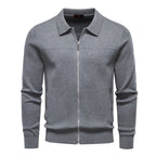 Veste Homme Zippée à Col Classique