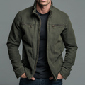 Veste homme zippée à col montant